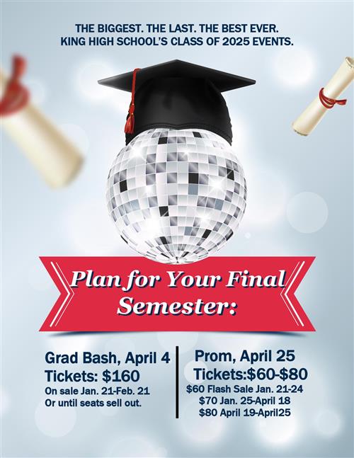 King Senior Events